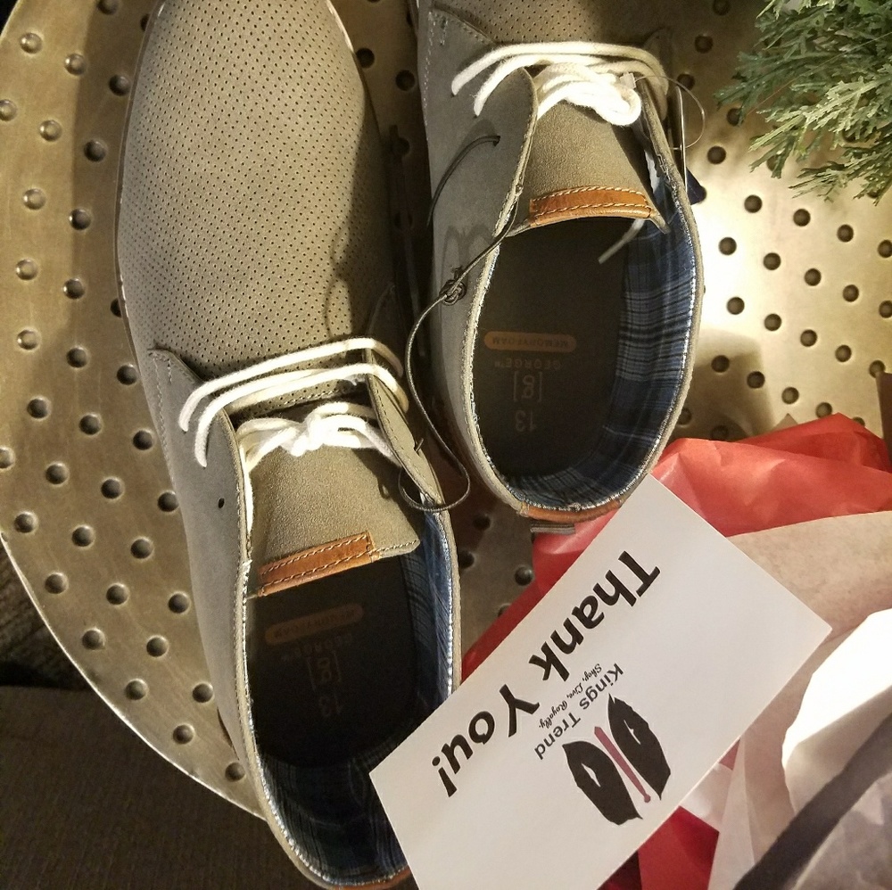 NWT Mens "Andre" Casual Faux Suede Chukka - Picture 5 of 6